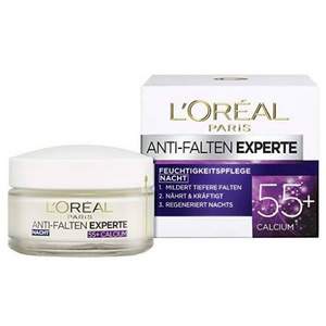 L'Oreal Paris 歐萊雅 凍齡專家55+鈣源 抗皺保濕晚霜50ml*3瓶套裝 Prime會(huì)員湊單免費(fèi)直郵含稅