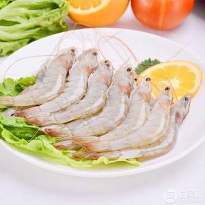 海買 Santa 原裝進(jìn)口厄瓜多爾白蝦1.65kg/盒（60-70只/kg）