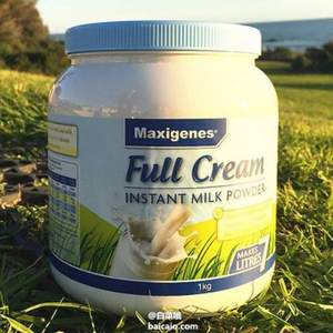 27日0點開始，Maxigenes 美可卓 澳洲藍胖子 成人高鈣全脂奶粉1kg*2罐