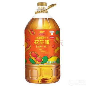 金龙鱼 压榨一级花生油 6.18L*2桶 ￥169.4包邮