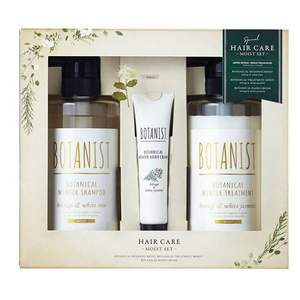雙十二預售，BOTANIST 植物洗護組合 冬季限定白茉莉&白玫瑰味（洗發(fā)水490ml+護發(fā)素490ml+護手霜30ml）