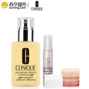 Clinique 倩碧 卓越润肤组合（无油黄油125ml+精华10ml+眼霜7ml+化妆棉10片）