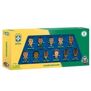 SoccerStarz 巴西国家队 11人队伍公仔套装 Prime会员凑单免费直邮含税