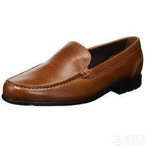 限尺碼，Rockport 樂步 Commercial Director venetian 男士真皮一腳蹬休閑鞋 Prime會(huì)員免費(fèi)直郵含稅