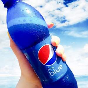 網(wǎng)紅可樂(lè)，印尼進(jìn)口 Pepsi 藍(lán)色百事可樂(lè)450ml*5瓶