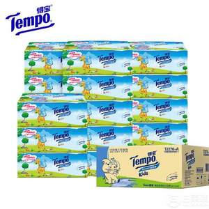 Tempo 得寶 兒童4層抽取式紙面巾90抽*18包*5箱+湊單品 