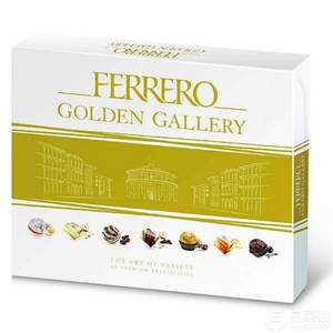 补货，Ferrero 费列罗 金色画廊豪华巧克力礼盒42粒 401g Prime会员凑单免费直邮含税