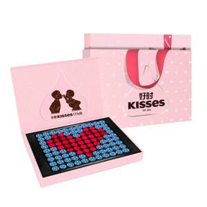 19日0点开始，前500件 Kisses 好时之吻 巧克力礼盒 430g