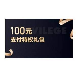 12月京东支付特权礼包 价值100元优惠券