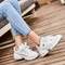 Skechers 斯凱奇 D'LITES系列 女士緞帶蝴蝶結休閑運動鞋 11976