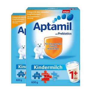 Aptamil 爱他美 婴幼儿奶粉 1+段(1-2岁) 600g*2盒  