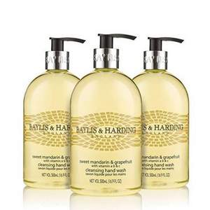 Baylis & Harding 蜜柑&葡萄柚香型洗手液 500ml*3瓶装 Prime会员凑单免费直邮含税