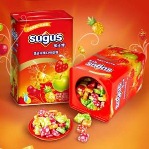 sugus 瑞士糖 混合水果味 禮盒裝 550g*2罐