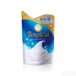 cosme大赏洗护第一，COW 牛乳石碱 Bouncia 浓密泡沫沐浴露 430ml替换装