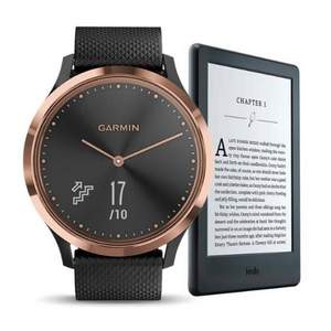 Garmin 佳明 vivomove HR  运动版智能手表 + Kindle电子书阅读器
