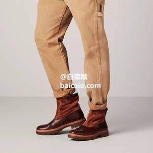 再降！限41.5碼，Clarks 其樂 Trace Top 男士拼皮中筒短靴 Prime會(huì)員免費(fèi)直郵含稅