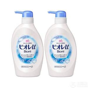 日本進(jìn)口，BIORE 碧柔  清爽溫和型沐浴露（嬰幼兒也可使用） 480ml*2