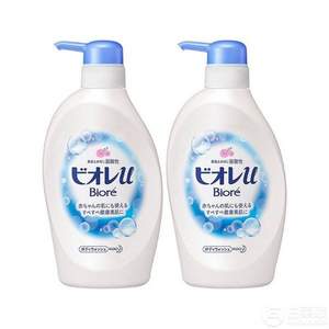 日本进口，BIORE 碧柔  清爽温和型沐浴露（婴幼儿也可使用） 480ml*2