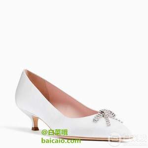 限US7.5碼，Kate Spade 凱特絲蓓 Derbie Kitten 女士高跟鞋 Prime會(huì)員免費(fèi)直郵含稅