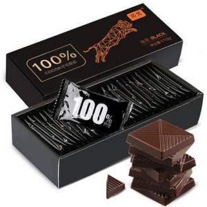 诺梵 纯可可脂黑巧克力 65%~100%四种纯度 110g