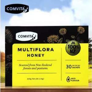 新西兰进口，Comvita 康维他 多种花蜜便携装10g*30条盒装