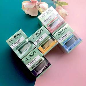 銷量第一，L'OREAL PARIS 巴黎歐萊雅 Pure Clay 礦物泥排毒面膜 黑色海藻泥 50ml