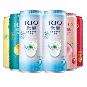 RIO 锐澳 微醺系列 预调鸡尾酒 330ml*6罐*4件 ￥111.6包邮