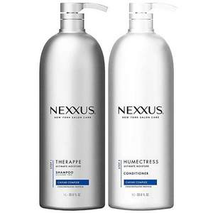 Nexxus 耐科斯 鱼子酱弹性滋养洗护套装（洗发水1L+护发素1L） 
