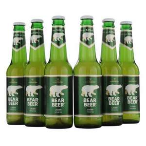 德国进口 哈尔博 Harboe 绿熊啤酒 330ml 24瓶 *2件 128元