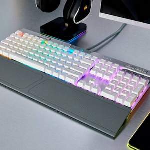 CORSAIR 海盗船 K70 RGB MK.2 SE 机械游戏键盘 白色银轴限量版 