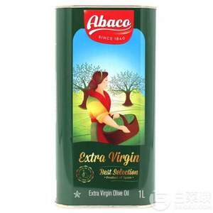 西班牙進(jìn)口，Abaco 佰多力 特級(jí)初榨橄欖油1L 