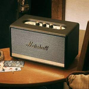 为摇滚而生，Marshall 马歇尔 Acton II 无线蓝牙重低音音箱