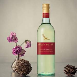 WolfBlass 紛賦 紅牌 賽美蓉長相思干白葡萄酒 750ml*4+湊單品 ￥49.6
