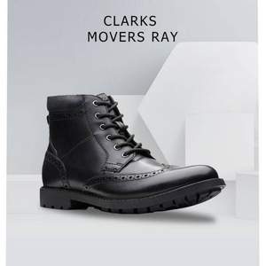 限UK7码，Clarks 其乐 Curington Rise 男士布洛克雕花短靴 Prime会员免费直邮含税