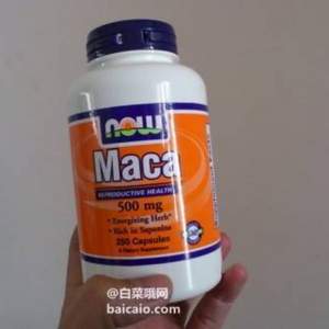 NOW Foods 诺奥 秘鲁精华玛卡500mg*250粒