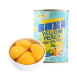 信鉆 糖水黃桃罐頭425g*5罐