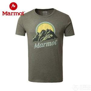 Marmot 土撥鼠 男士吸濕排汗速干短袖T恤 2色