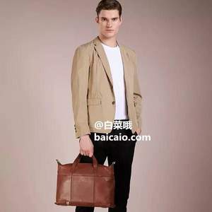 再降￥50！限L碼，BOSS Hugo Boss 雨果·博斯 Bismark-D 男士修身純棉西裝 Prime會(huì)員免費(fèi)直郵含稅