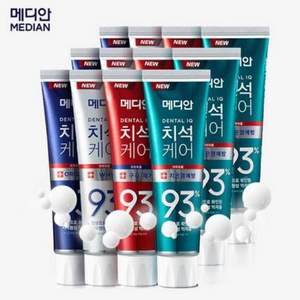 MEDIAN 麦迪安 韩国进口 93牙石护理牙膏组合 120g*12支*2套+儿童牙膏*2支