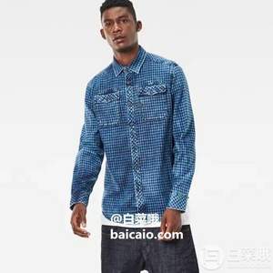 限M码，G-Star Raw Landoh 男士休闲衬衫 Prime会员免费直邮含税