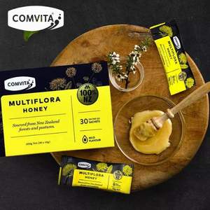 新西兰进口，Comvita 康维他 多种花蜜便携装10g*30条盒装 