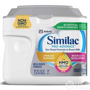0点开始，Similac 雅培 Pro-Advance 含2'-FL HMO 1段婴幼儿配方奶粉658g