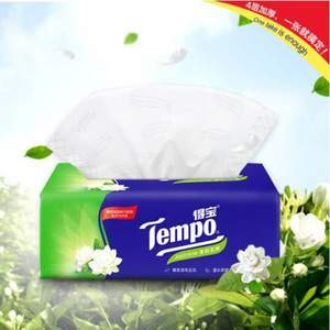 Tempo 得寶  茉莉花味抽紙 4層90抽*4包*2件+湊單品 18.81元