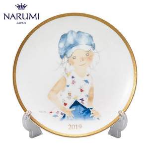 NARUMI 鸣海 2019年限定 岩崎知弘骨瓷纪念盘 