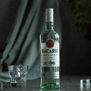 限PLUS会员，Bacardi 百加得 白朗姆酒 500ml*2  68.64元