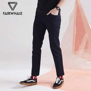 Mark Fairwhale 馬克華菲 男士修身直筒牛仔褲