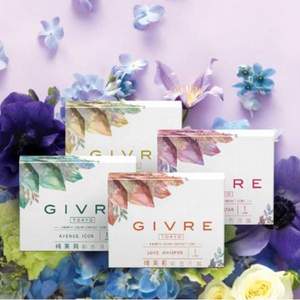 GIVRE 綺芙莉 月拋彩色隱形眼鏡1片裝 六色