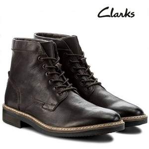 限UK8.5码，Clarks 其乐 Blackford HI 男士真皮系带短靴 Prime会员免费直邮