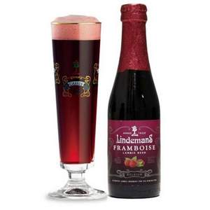 限地区，比利时进口 Lindemans 林德曼精酿啤酒 山莓味 250ML*6瓶*7件 418.4元包邮