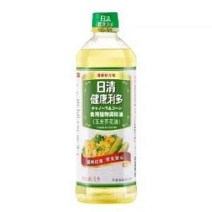 日清 健康利多 非转基因食用植物调和油 玉米芥花油1L